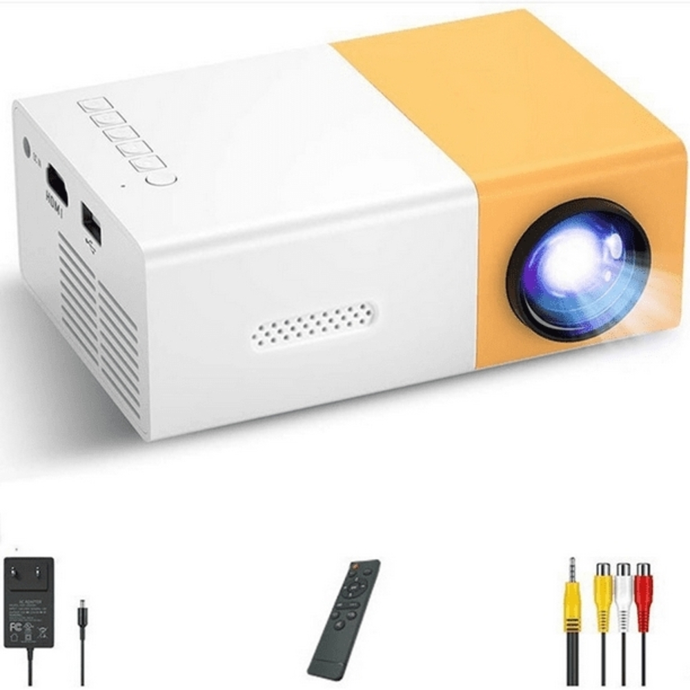 Compact Yellow and White LED Projector - Picture 4 of 5
